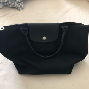 Longchamp Medium Le Pilage Tote All Black